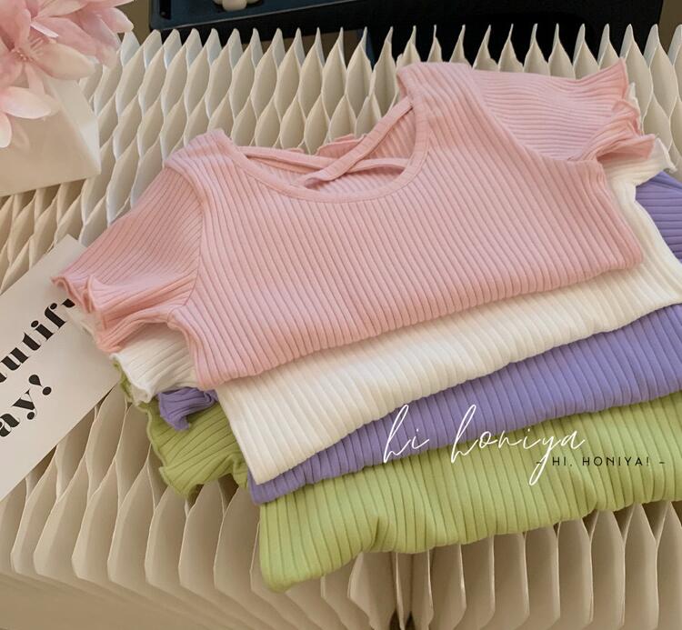 2024夏新品★子供服　トップス★90-140cm★4色