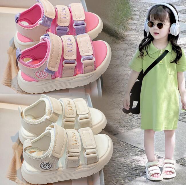 「2024」靴★子供靴★シューズ★キッズ女の子★サンダル★2色★26-36#