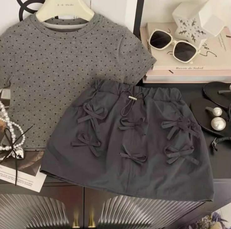 2024★夏新作★韓国風子供服★トップス+スカート★5-13