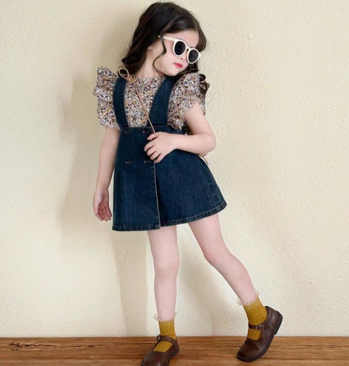 2024★夏新作★韓国風子供服★トップス★サロペット★2色90-140CM