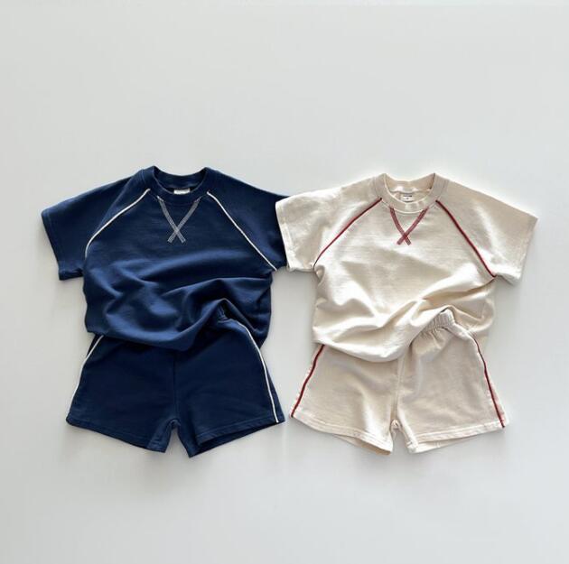 「2024」子供服★トップス+ズボン★セットアップ★韓国風子供服★キッズ★2色★80-130CM