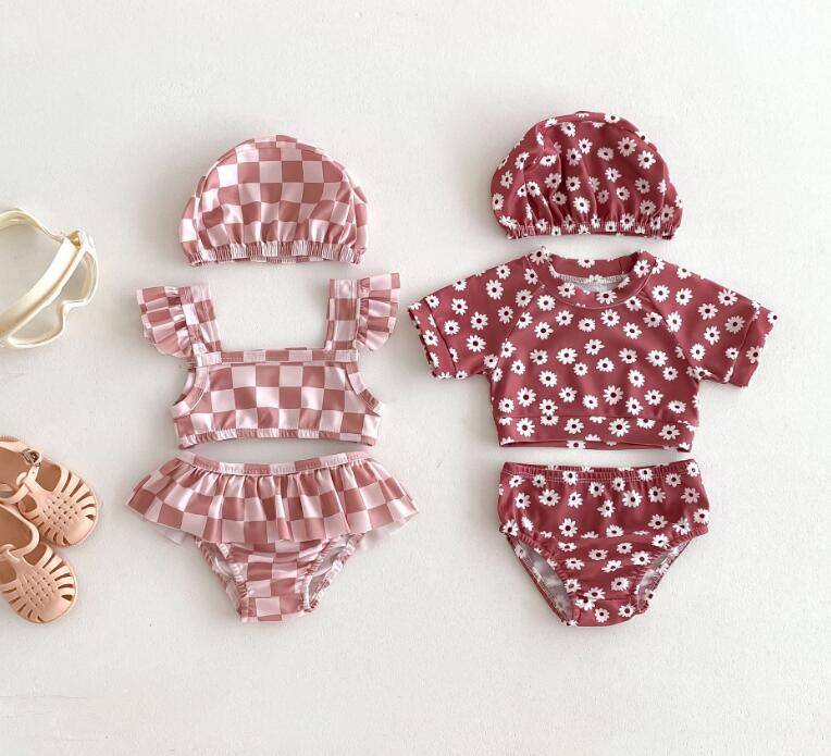 2024新型★ベビー服　水着★66-100★2色