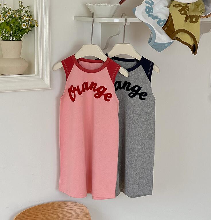 2024夏新品★子供服　ワンピース★90-160cm★4色