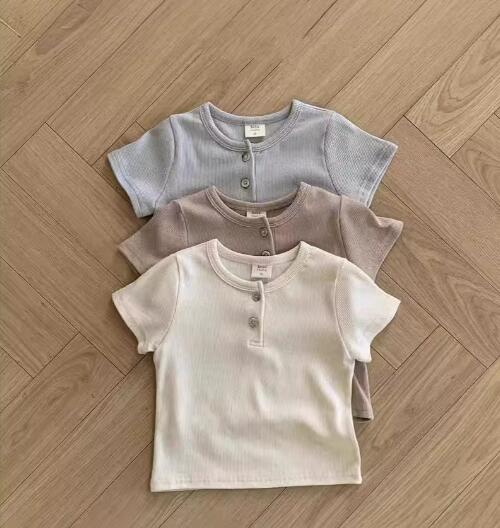 2024★夏新作★韓国風子供服★Tシャツ★3色73-100CM