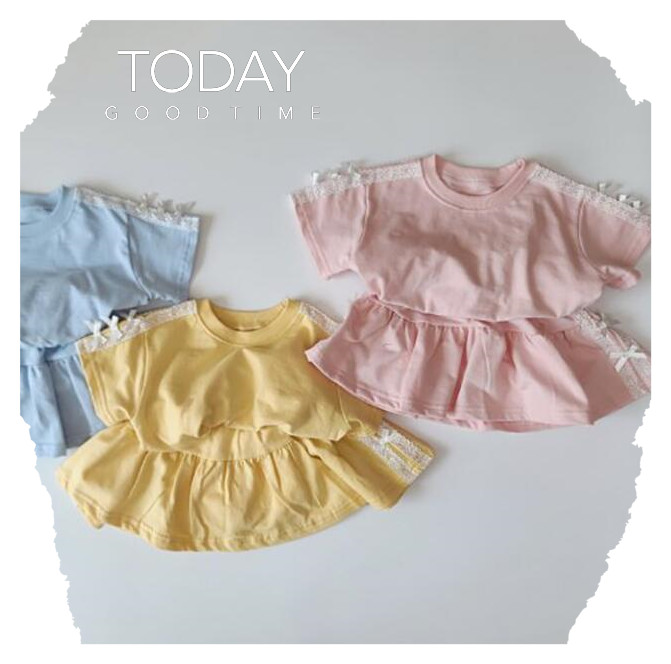 「2024」子供服★トップス+スカート★セットアップ★韓国風子供服★3色★80-130CM