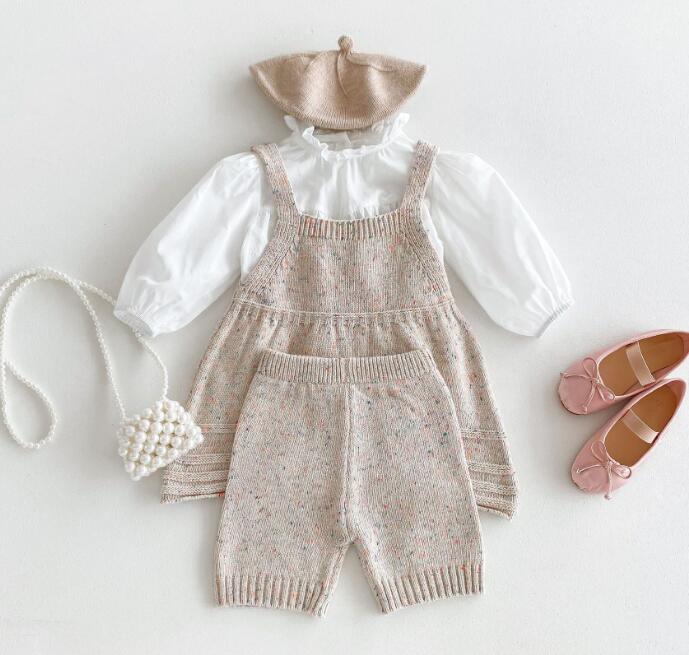 2024新品★子供服　ニットワンピース&ズボン★80-130cm★