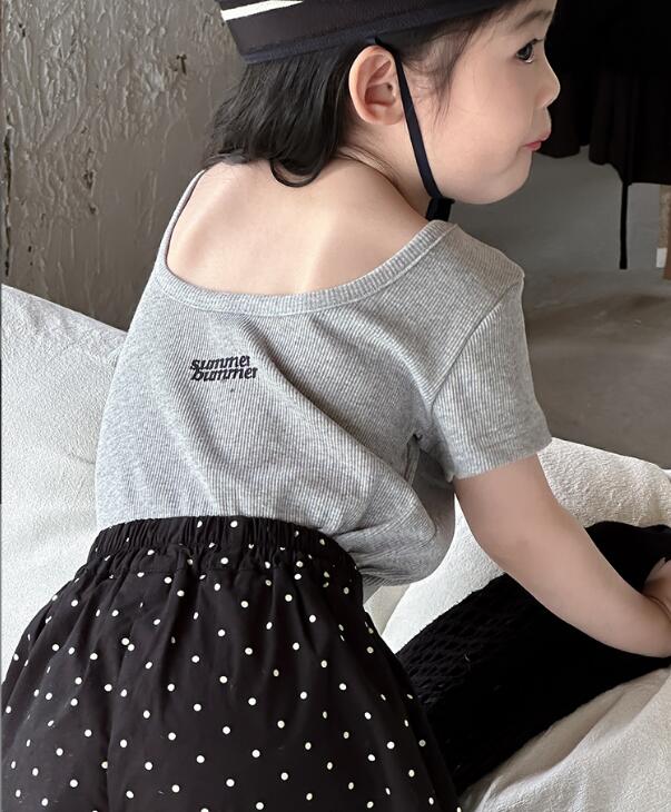 2024★夏新作★韓国風子供服★Tシャツ★4色90-150CM