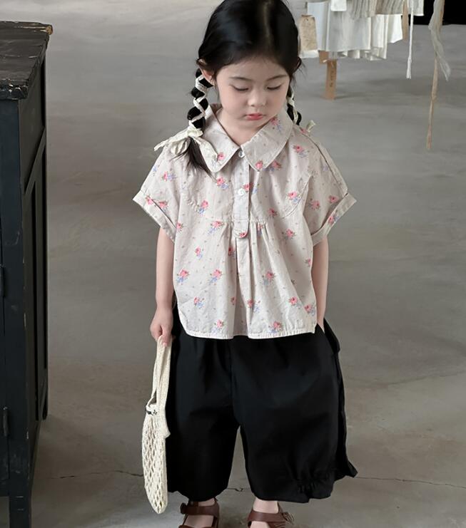 2024★夏新作★韓国風子供服★シャツ★90-150CM　