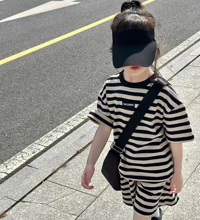 2024夏新品★子供服　トップス+ズボン　セット★80-150cm★