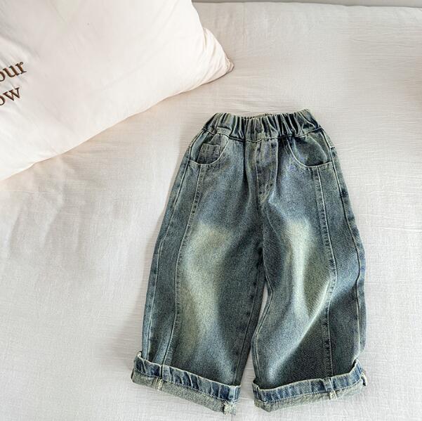 「2024」子供服★ボトムス★ジーンス★ズボン★韓国風子供服★90-140CM