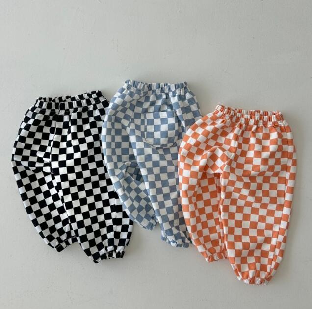 2024夏新品★ベビー服★格子ズボン★73-100cm★3色