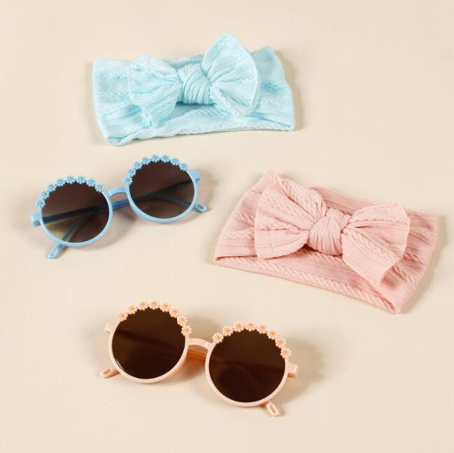 ベビー★キッズ★ヘアバンド+メガネ★髪飾り★ヘアアクセサリー★可愛い★6色