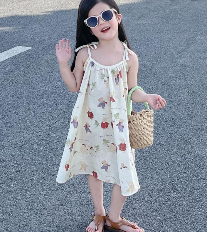 2024夏新品★子供服　ワンピース★90-140cm★