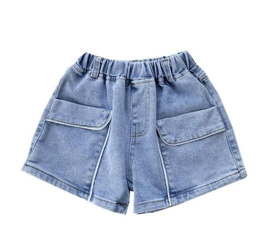 2024新作★デニムパンツ★ショートパンツ★子供ズボン★韓国風子供服★キッズパンツ★100-160CM