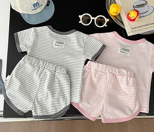 2024新入荷★ベビー服　トップス+ズボン　上下セット★66-100★2色