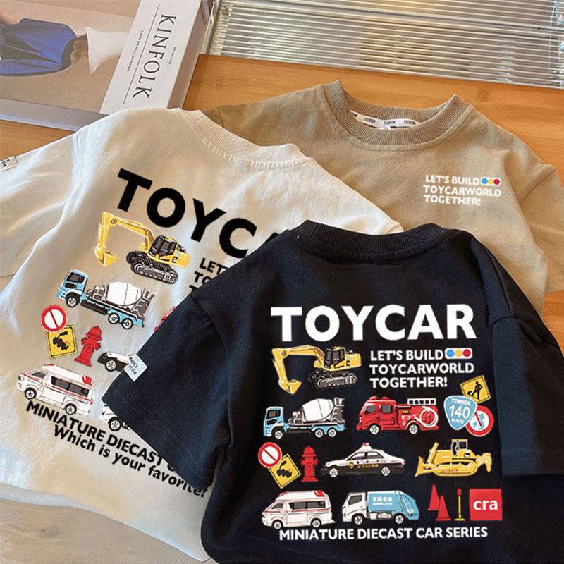 「2024」子供服★Tシャツ★トップス★半袖★韓国風子供服★3色★80-140CM