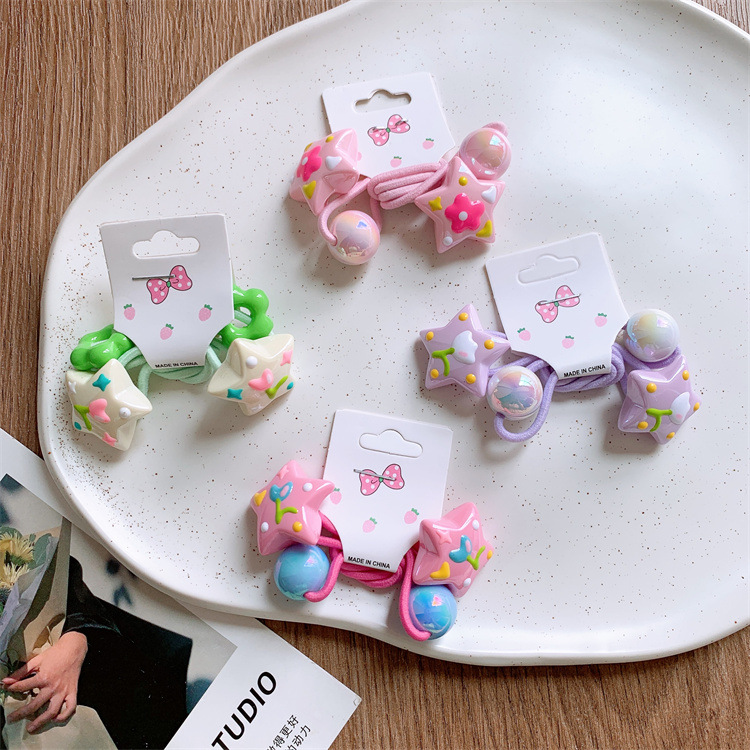 髪飾り★まとめ髪用★ヘアアクセサリー★子供用★ヘアゴム★可愛い