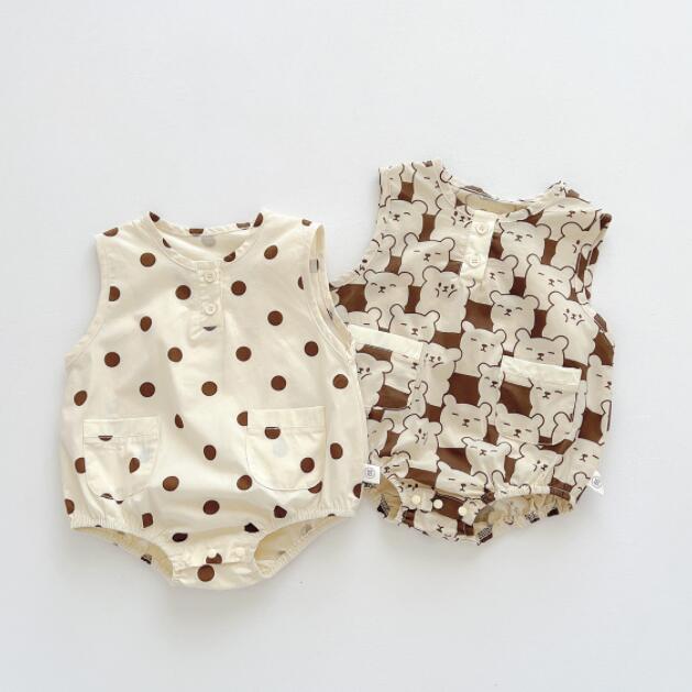 「2024」子供服★ロンパース★連体服★韓国風子供服★ベビー★2色66cm〜90cm