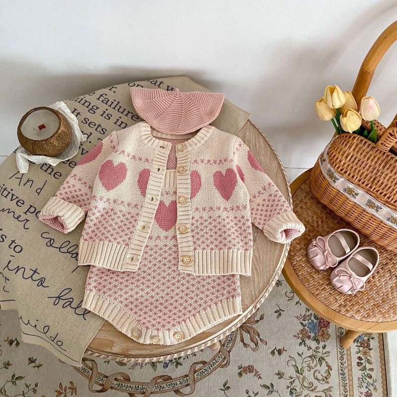 2024秋新入荷★ベビー服　ロンパース&カーディガン分けて★66〜100