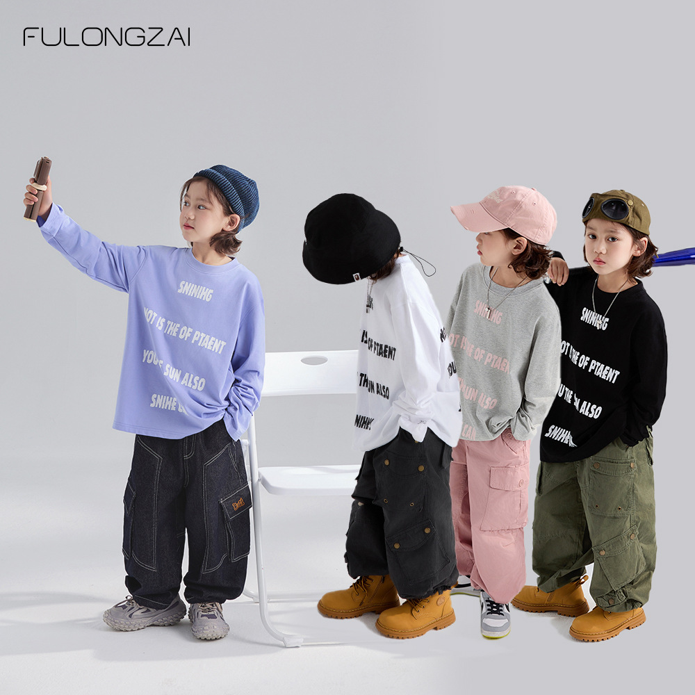 2024年秋新品★子供服　トップス★110cm〜170cm 4色