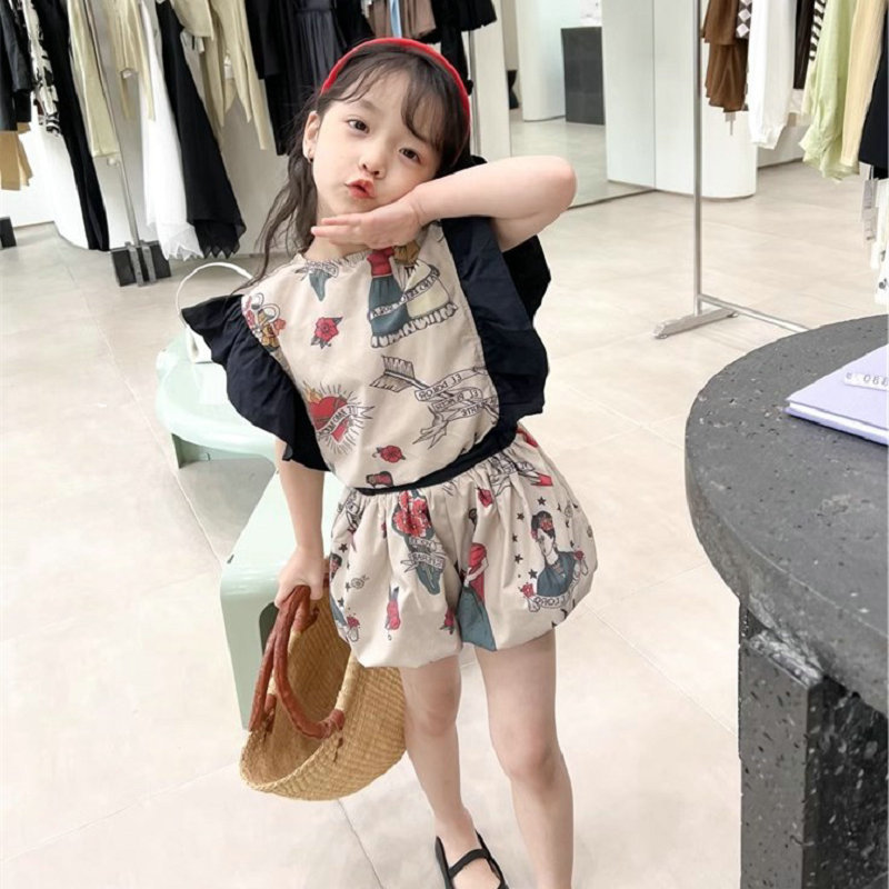 2024★夏新作★韓国風ベビー服★トップス+ズボン★7〜15