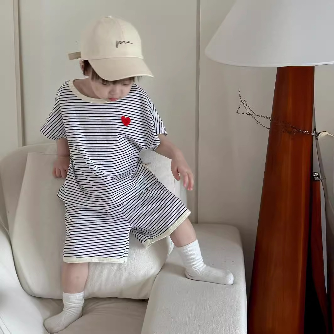 2024★夏新作★韓国風ベビー服★トップス+ズボン★66cm〜100cm