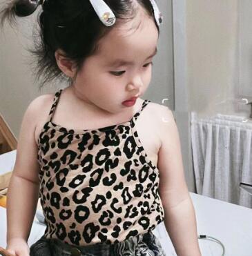 2024夏★子供服　豹柄トップス★80cm〜150cm