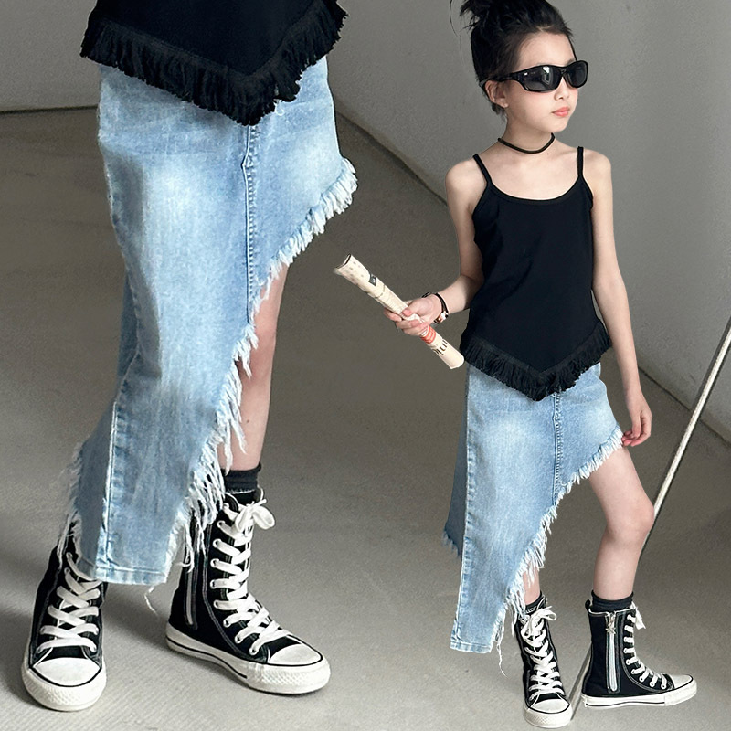 2024新品★子供服　デニムスカート★100cm〜160cm