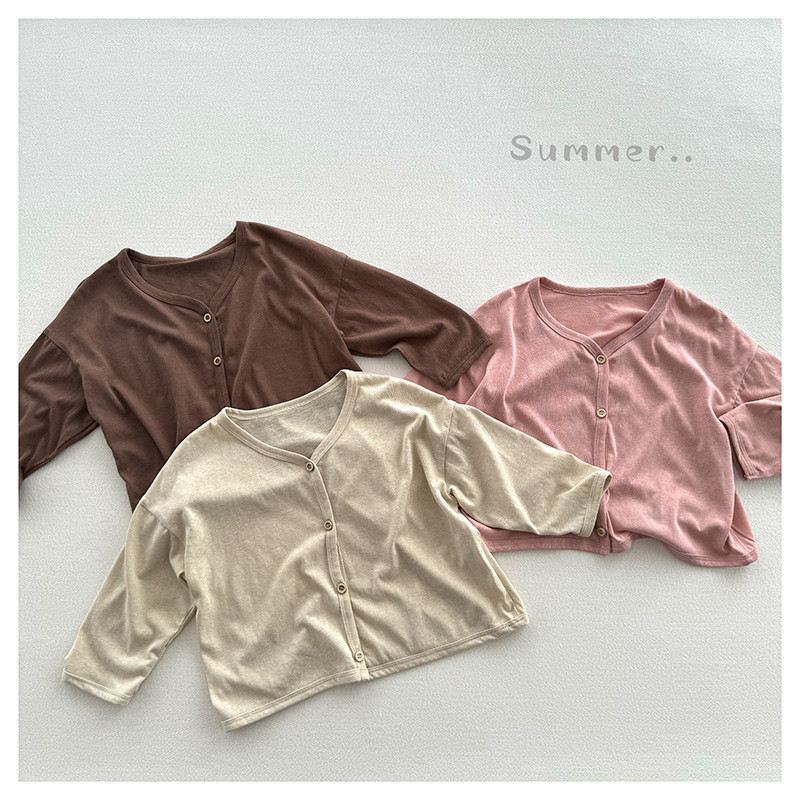 「2024」子供服★トップス★カーディガン★韓国風子供服★長袖★3色80cm〜130cm