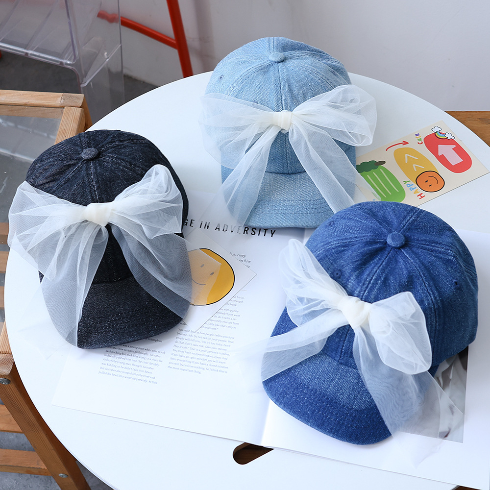 「2024」子供用★帽子★キャップ★キッズ★野球帽★デニム★3色