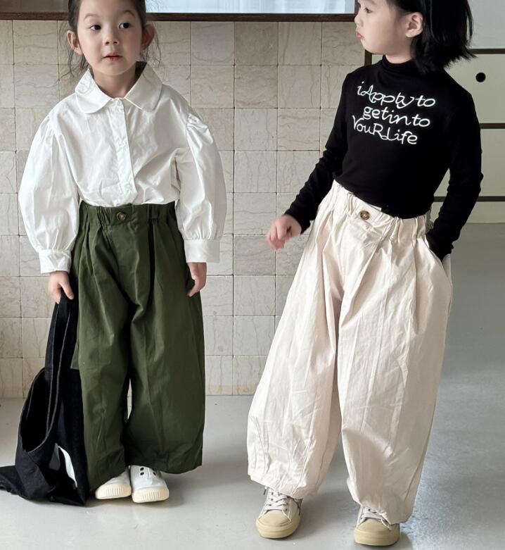 2024秋新入荷Y★子供服　ズボン★90cm〜150cm 2色