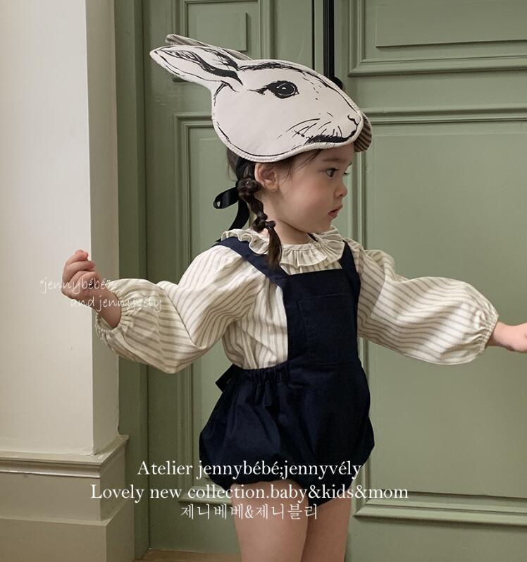 2024年jen★子供服　トップス&サロペットパンツ分けて販売★73-100cm★