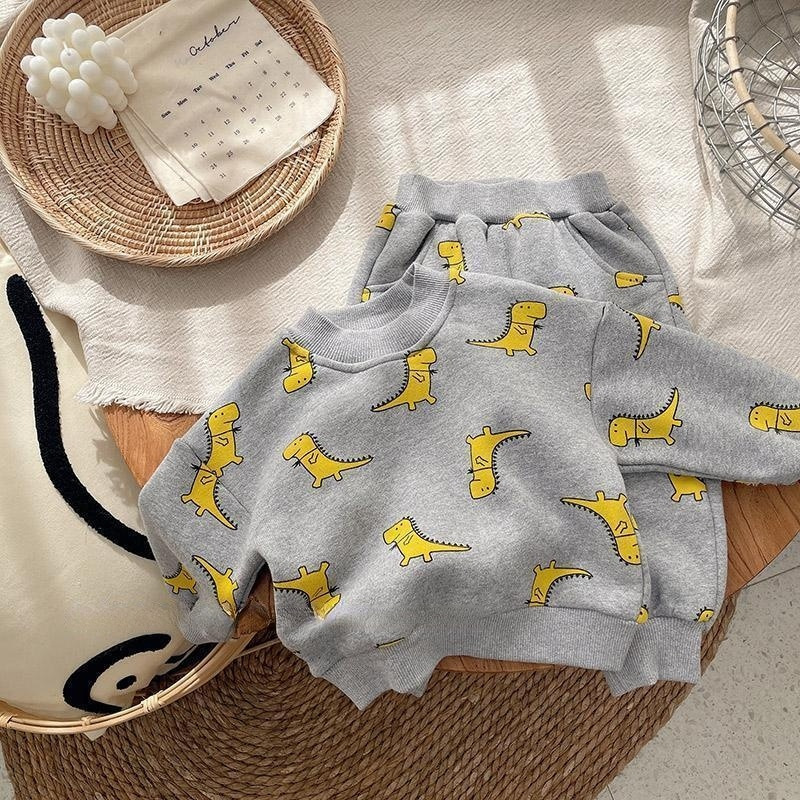 2024秋冬新品★子供服　セットアップ★80〜130 2色