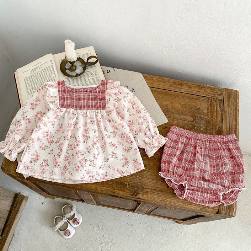 「2024」子供服★トップス+パンツ★セットアップ★韓国風子供服★ベビー★73cm〜110cm