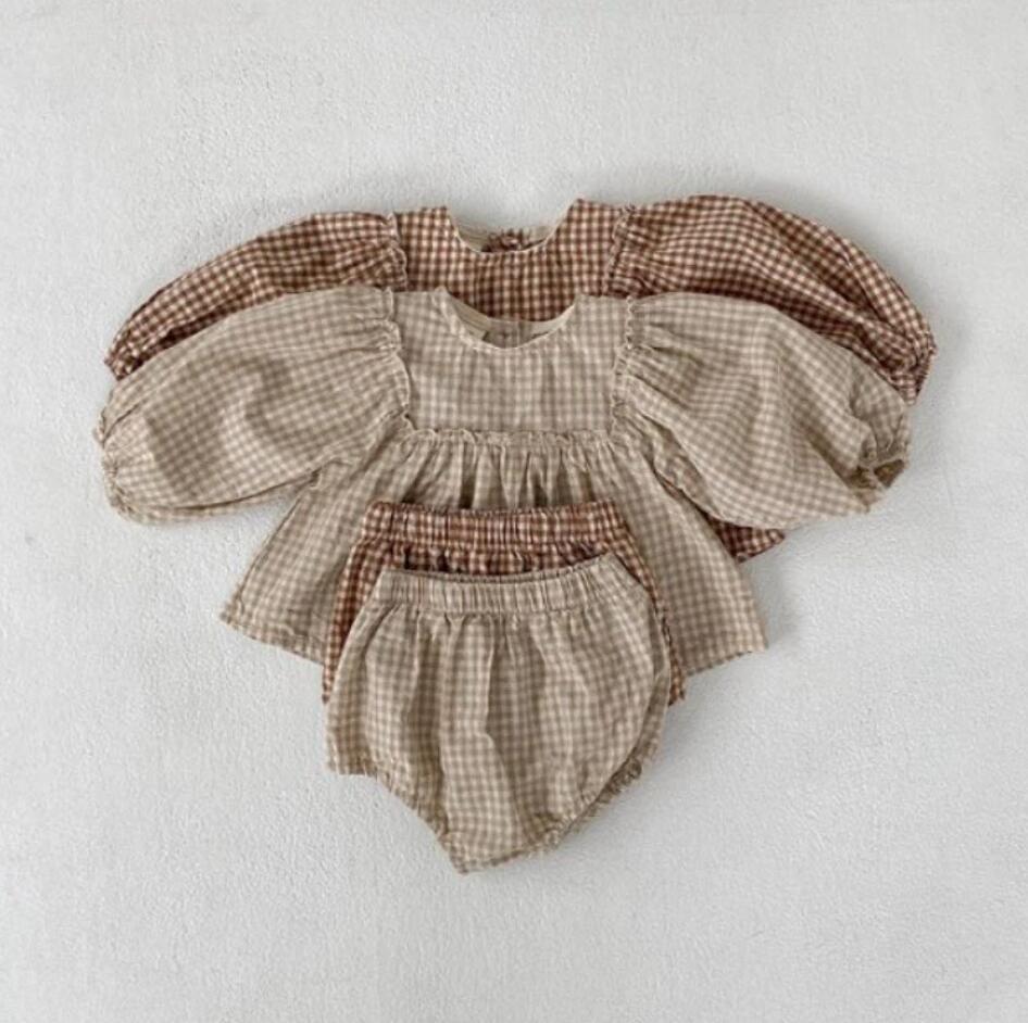 2024★春秋新作★韓国風ベビー服★トップス+ズボン★66cm〜90cm 2色