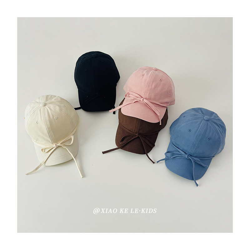 「2024」子供用★帽子★キャップ★キッズ★野球帽★蝶結び★5色