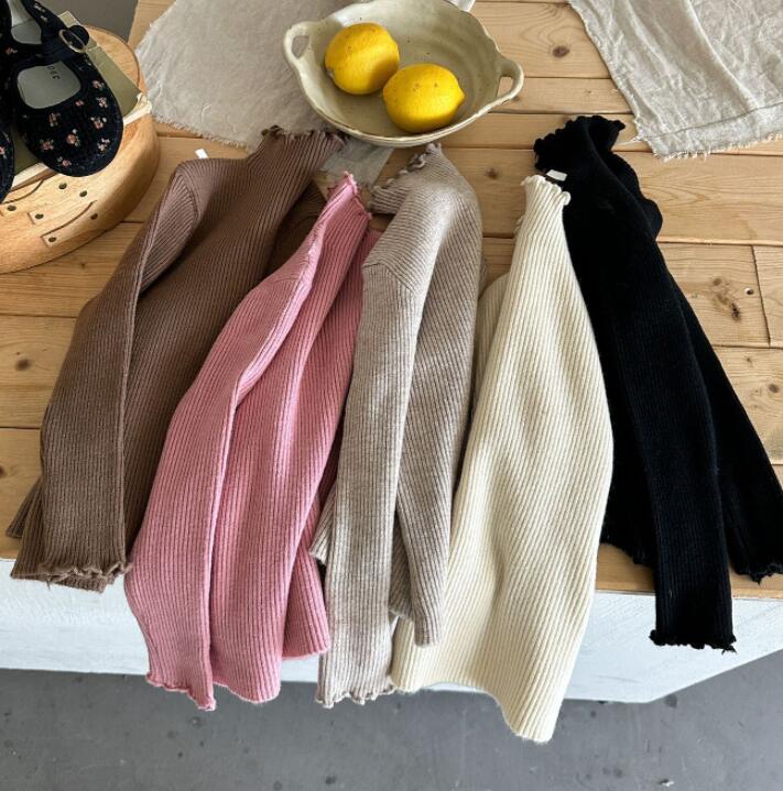 「2024」子供服★トップス★ニット★セーター★韓国風子供服★5色90cm〜130cm