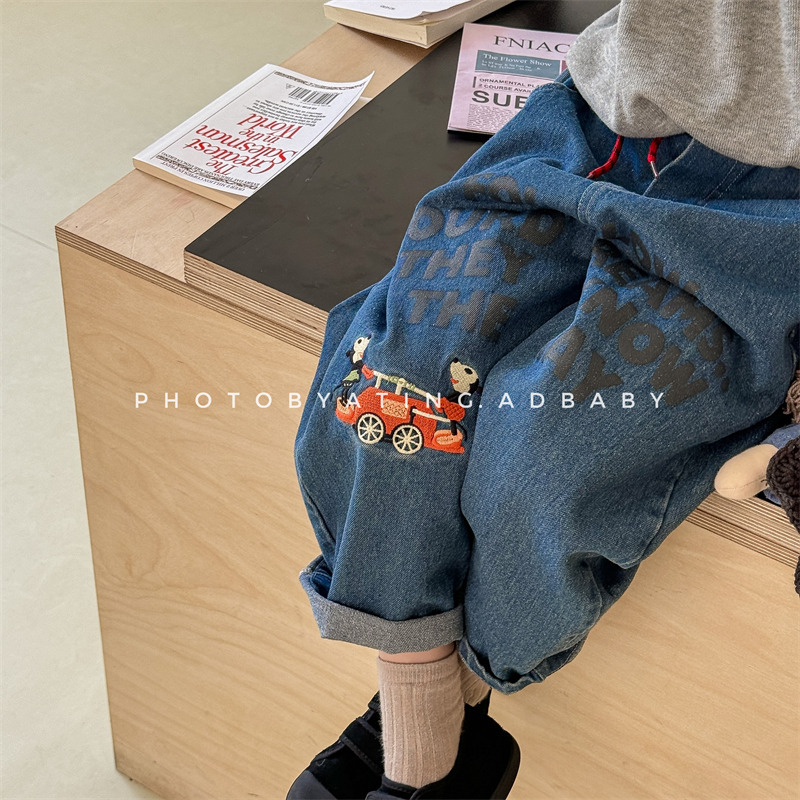 2024★春秋新作★韓国風子供服★ズボン★80cm〜130cm 2色