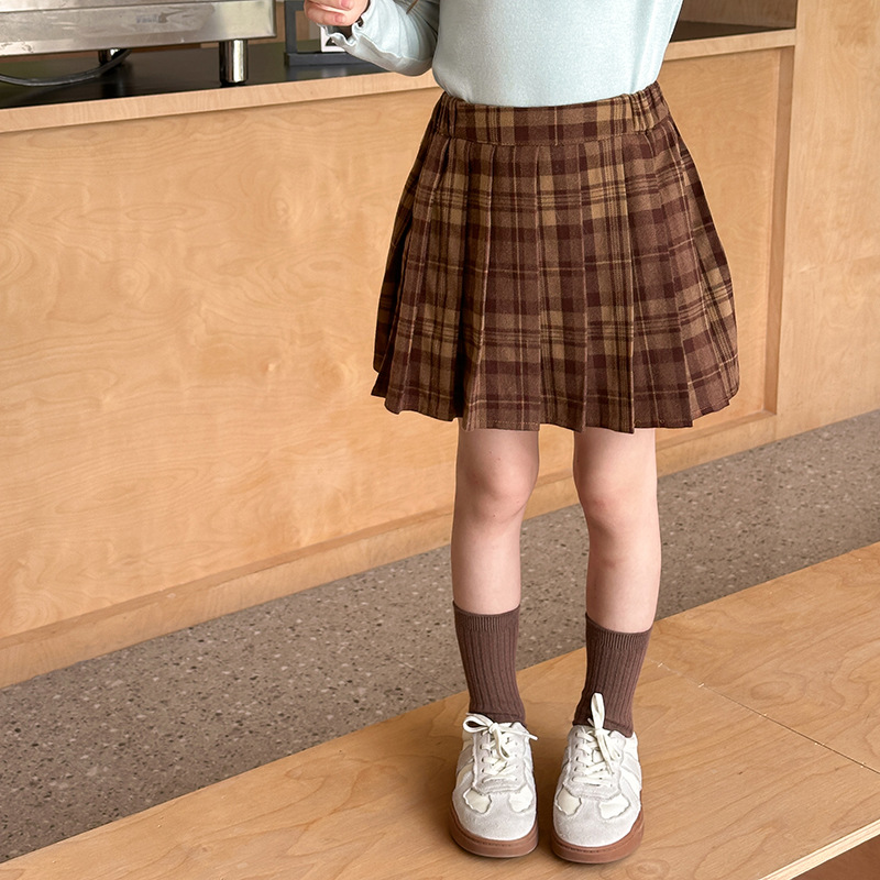 2024秋新品A★子供服　スカート★90cm〜160cm 2色