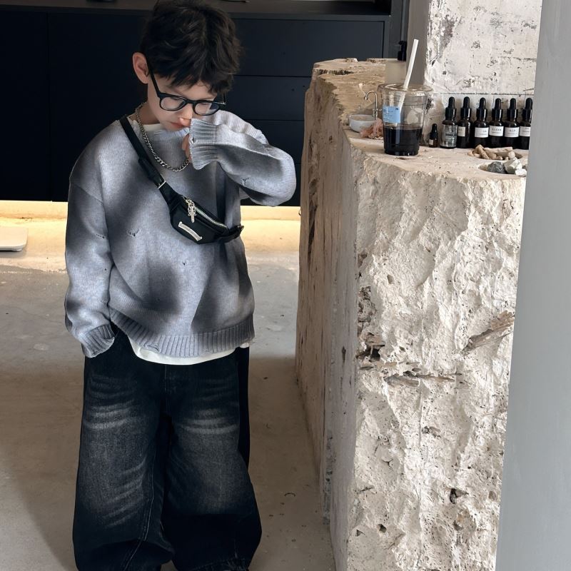 「2024」子供服★トップス★ニット★セーター★韓国風子供服★90cm〜150cm