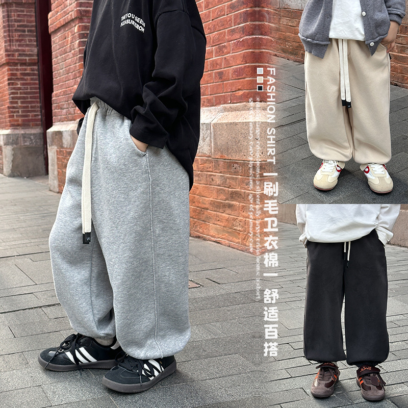 2024秋新入荷★子供服　ズボン★90cm〜160cm 3色