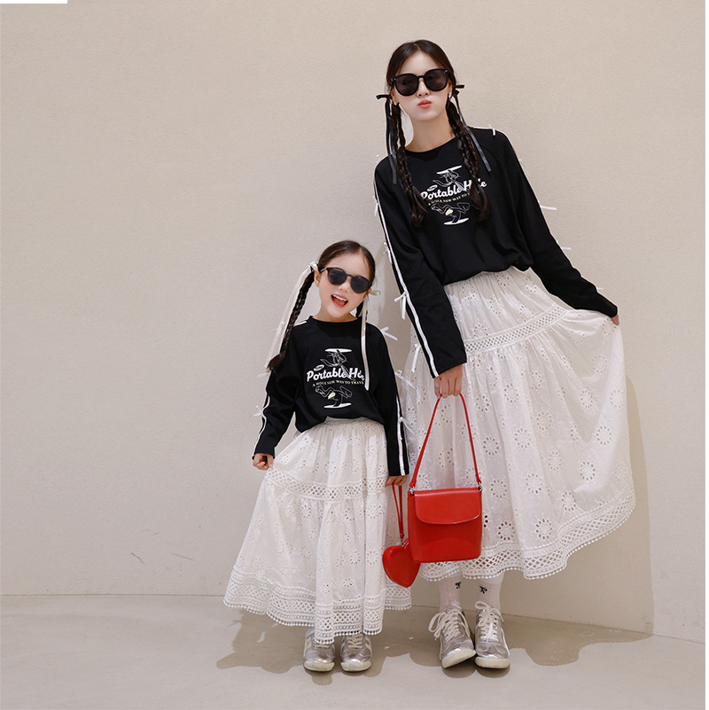 2024新作★子供服&親子服　トップス★90~140cm/M 2色