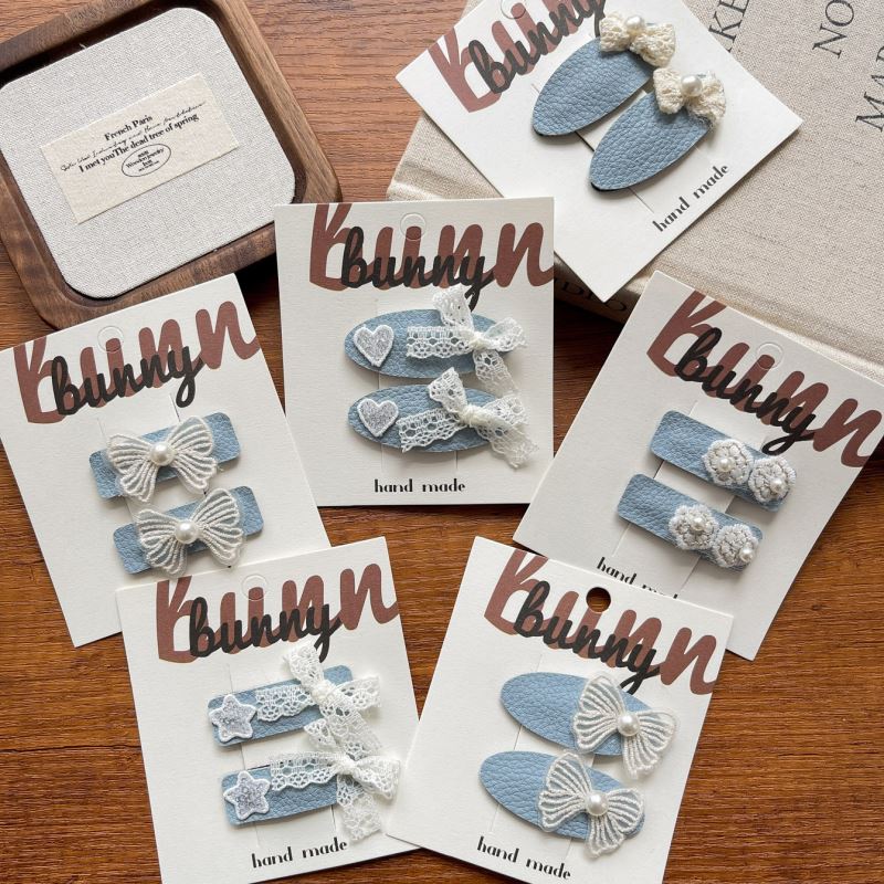 雑貨★子供用髪飾り　ヘアビン★アクセサリー★6色