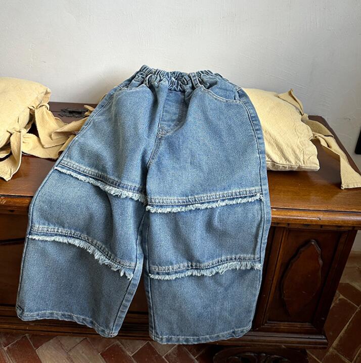 「2024」子供服★ズボン★ジーンズ★ボトムス★韓国風子供服★90cm〜150cm
