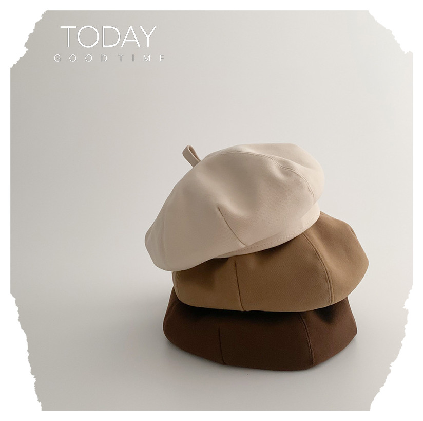 「2024」子供用★帽子★キャップ★キッズ★ベレー帽★無地★5色