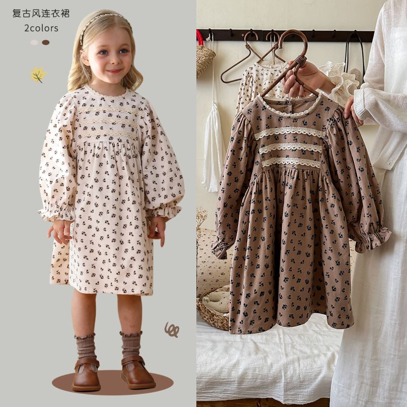 2024新品★子供服　ワンピース★90cm〜140cm 2色