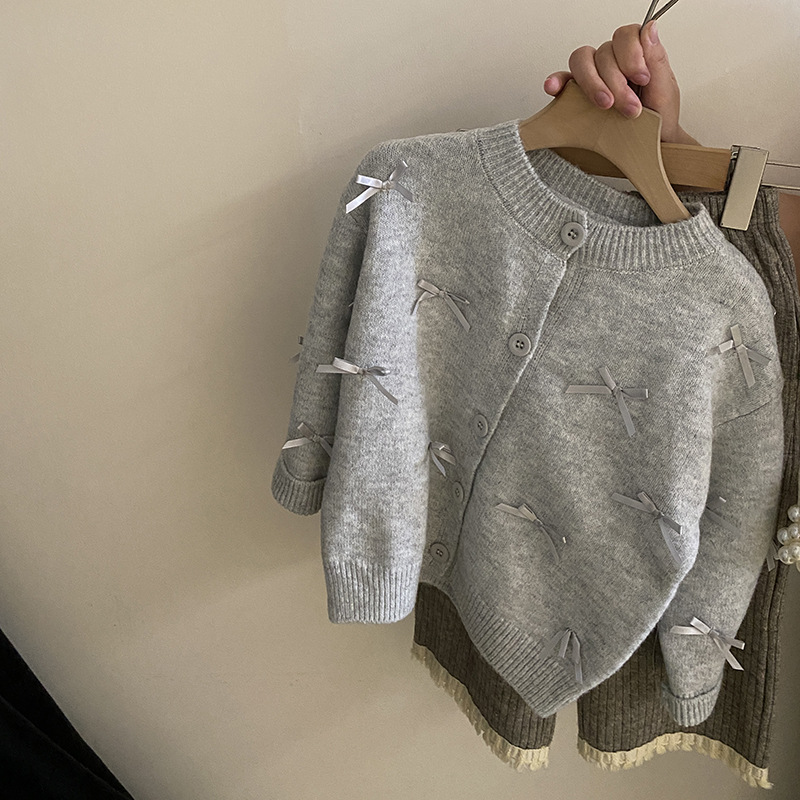 2024秋新作★子供服 　カーディガン&ズボン分けて★90cm〜150cm 2色