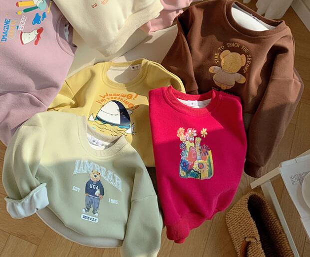 2024秋新品★子供服　トレーナー　トップス★90cm〜150cm 7色