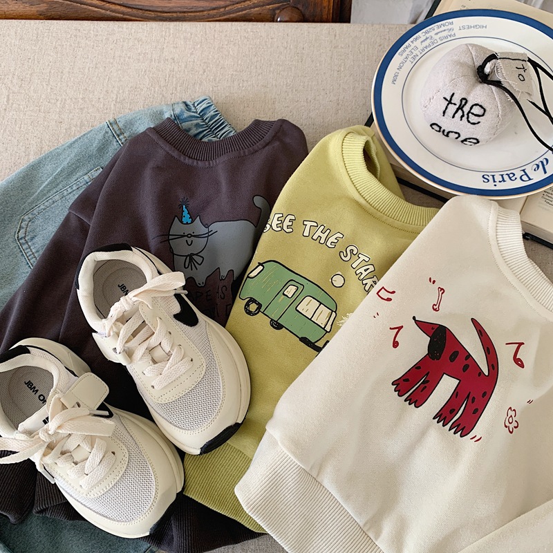 2024新作★子供服　トレーナー★80cm〜130cm 3色