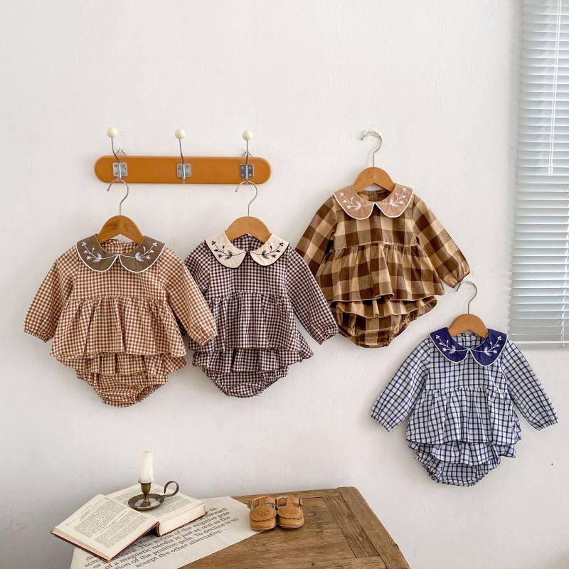 「2024」子供服★トップス+パンツ★セットアップ★韓国風子供服★ベビー★4色73cm〜110cm